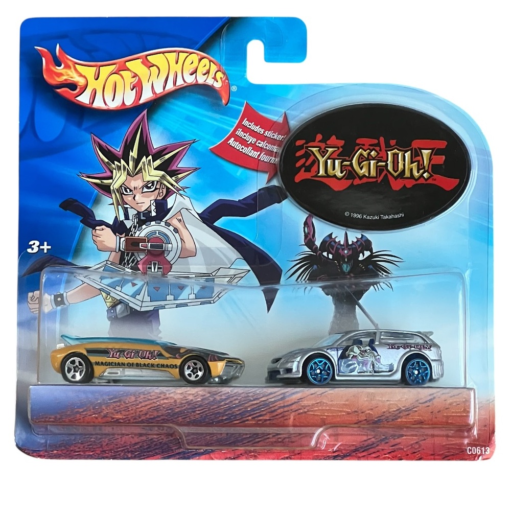 Hot Wheels Yu-Gi-Oh! Die-Cast Car Set - Gold and Silver